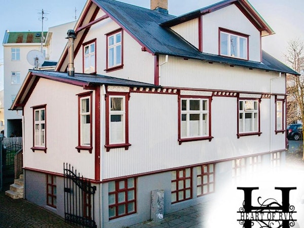The exterior of Heart of Reykjavik, accommodation consisting of five self-contained apartments.