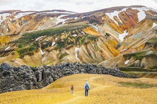 The Highlands of Iceland is a region of geological wonders like colorful mountains and glaciers.