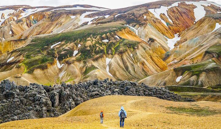The Highlands of Iceland is a region of geological wonders like colorful mountains and glaciers.