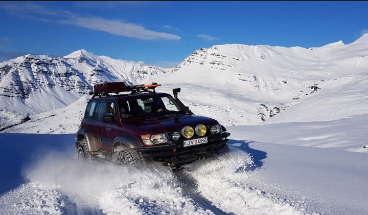 Naturskjønn 3-timers Super Jeep Isbretur på Vatnajokull