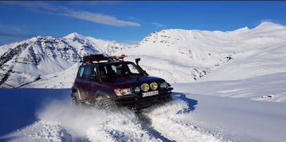 Vakker 3-timers isbretur på Vatnajokull med Super Jeep