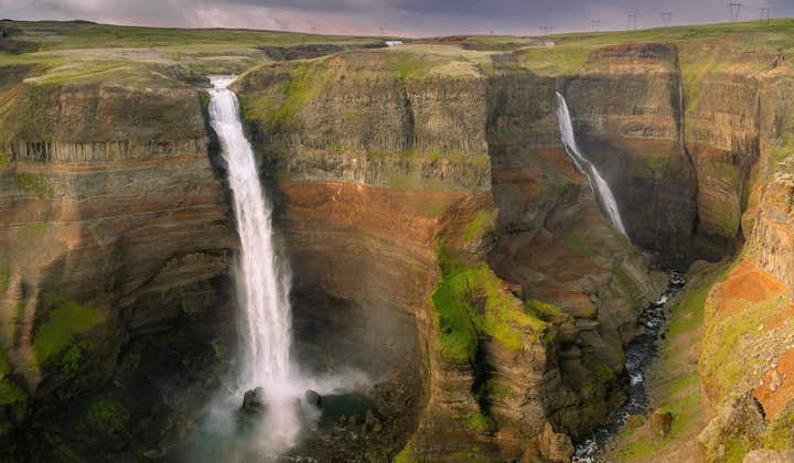 Haifoss is a beautiful waterfall in southern Iceland.