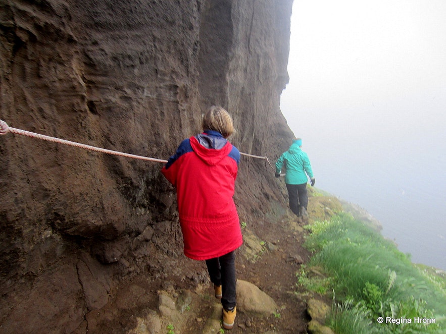 Drangey Bird Cliff in North-Iceland and the Viking Grettir the Strong