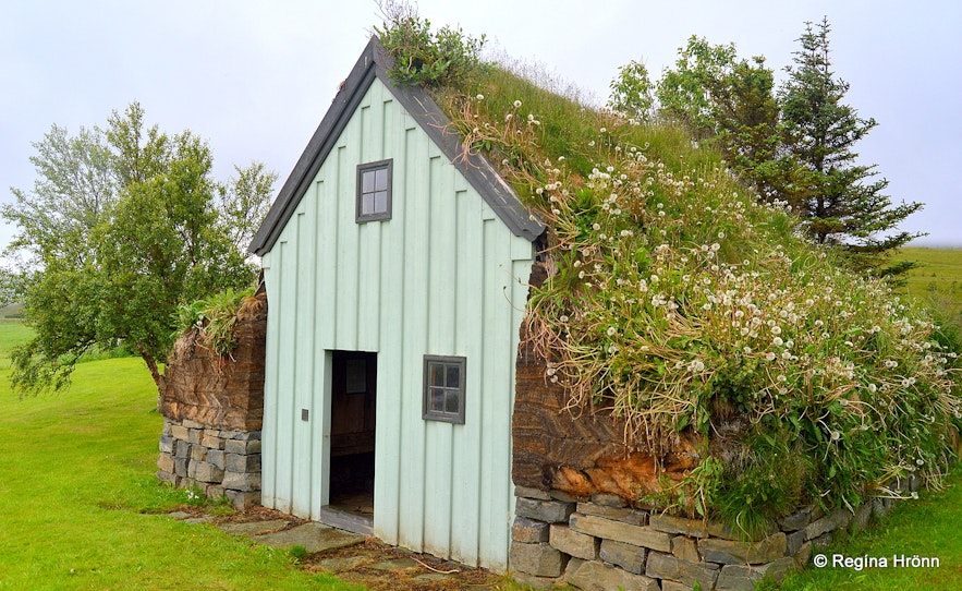 Reynistaður turf house in Skagafjörður in North-Iceland