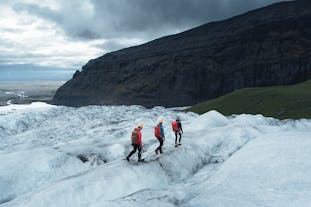 Glacier hiking atop Solheimajokull glacier is a top activity in Iceland.
