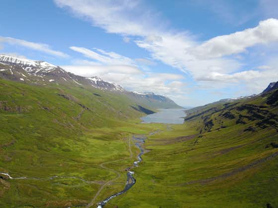 The Mjoifjordur fjord is one of the country’s most remote areas in the stunning East fjords.