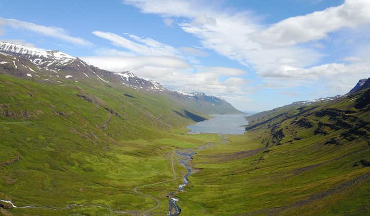 The Mjoifjordur fjord is one of the country’s most remote areas in the stunning East fjords.
