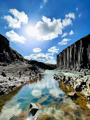 The Studlagil canyon is one of the hidden attractions of East Iceland.