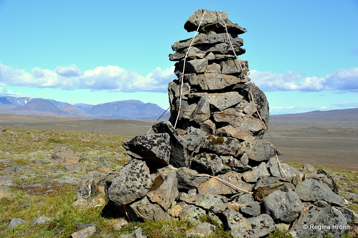 Biskupsbrekka - the Bishop's Hill and the Memorial Crosses for Bishop ...