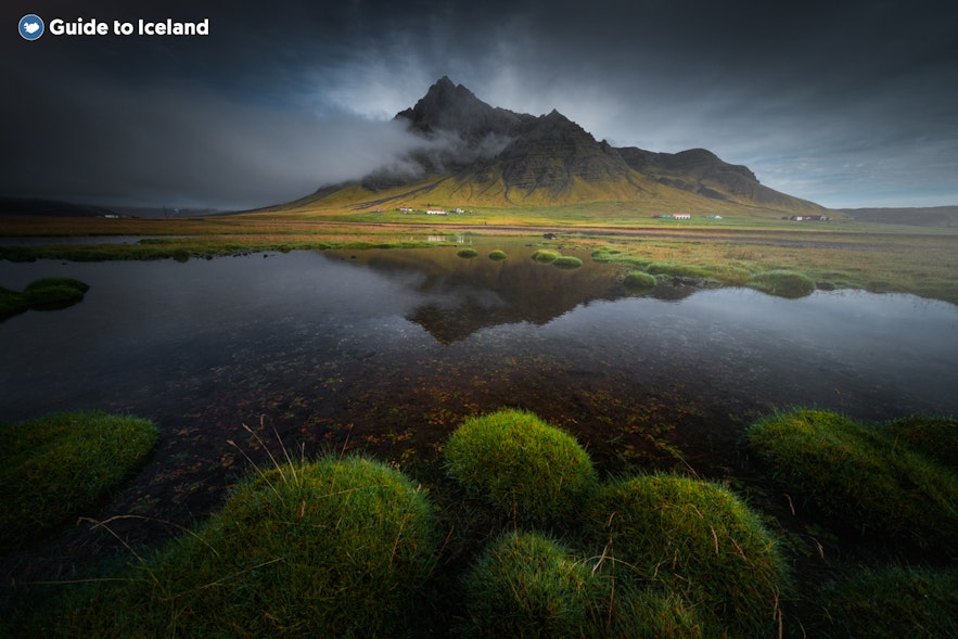 Vestrahorn mountain in the southeast of Iceland