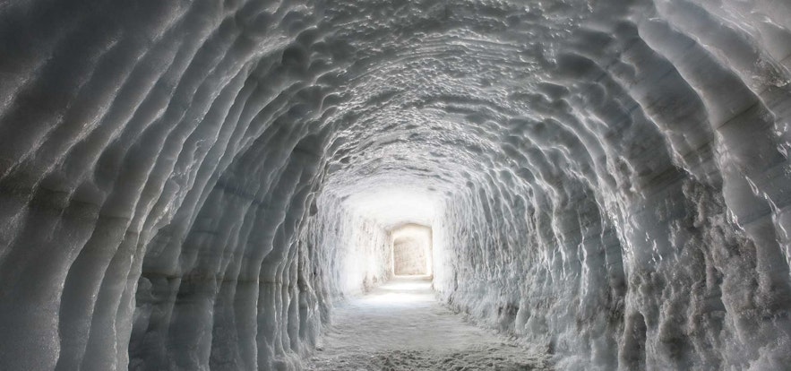 Into the Glacier tour takes you into the ice tunnels of Langjokull glacier