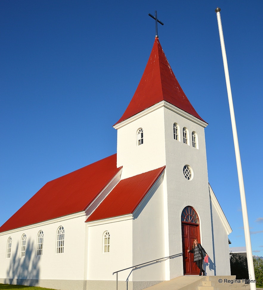 The church in Hrísey - Hríseyjarkirkja