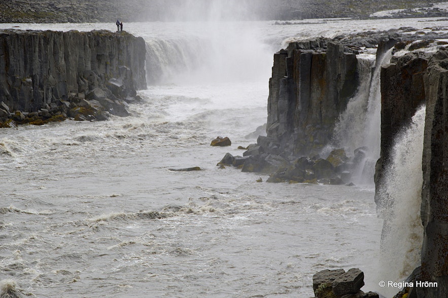 Jökulsá á Fjöllum Glacial River and the magnificent Waterfalls in Jökulsárgljúfur Canyon