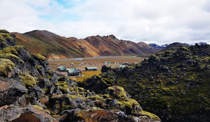 Colorful mountains and rocky landscapes headline the Landmannalaugar Super Jeep tour.