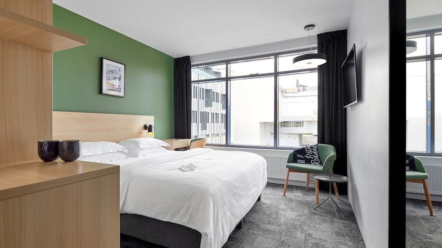 洛加维格中心酒店（CenterHotel Laugavegur）提供舒适的床铺。