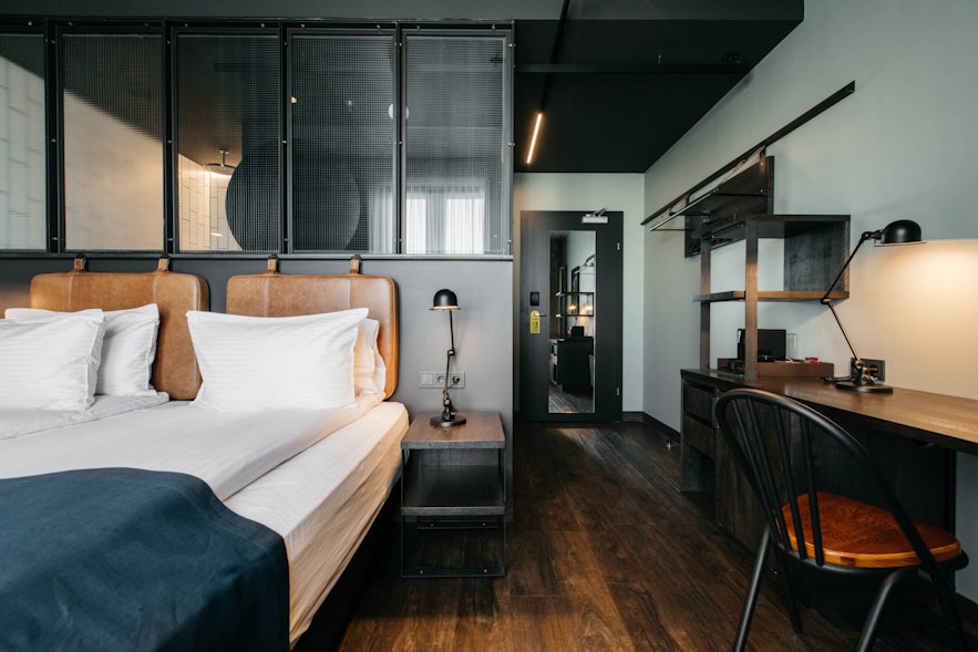 Exeter Hotel in Reykjavik city center offers rooms with a contemporary style.