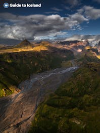 The Thorsmork valley is one of the most popular hiking destinations in Iceland.