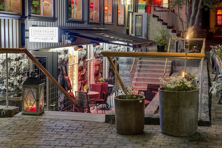 Food Cellar is a wonderful restaurant with live piano music, located in the city center of Reykjavik