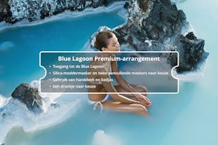 Het boeken van dit Blue Lagoon Premium-arrangement geeft je recht op fantastische voordelen zoals drie gezichtsmaskers, gebruik van een badjas en meer.
