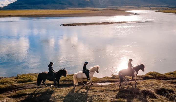 Experience the beauty of Iceland's landscapes on horseback with your loved ones.