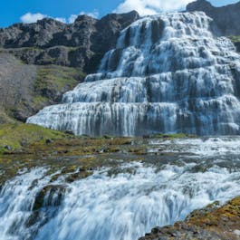 Dynjandi waterfall is known as the Jewel of the Westfjords.