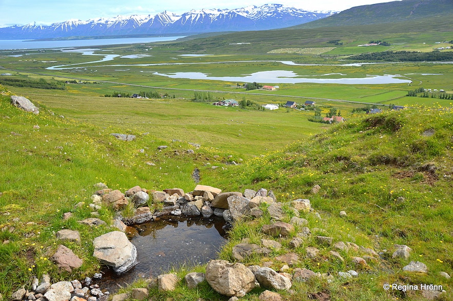 The warm Footbath of the Bakkabræður brothers in Svarfaðardalur Valley