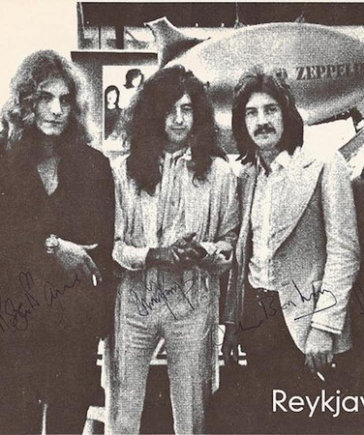 Группа Led Zeppelin в Рейкьявике, 1970 год