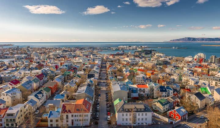 Discover the vibrant charm of Reykjavik's colorful houses as you explore the city on a captivating walking tour.