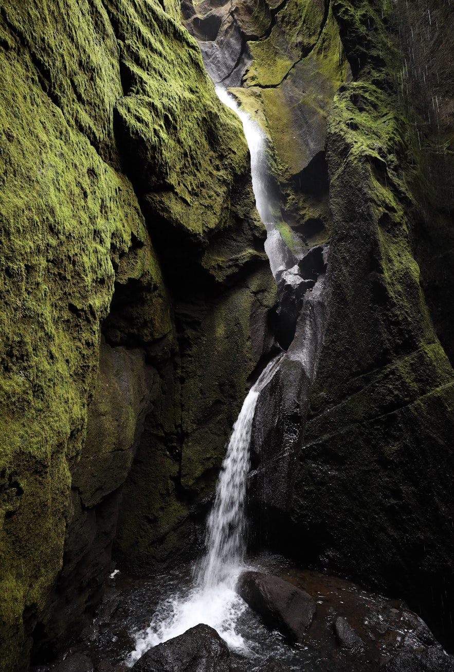 Stakkholtsgja is a beautiful canyon hidden within Thorsmork Natural Reserve in Iceland.