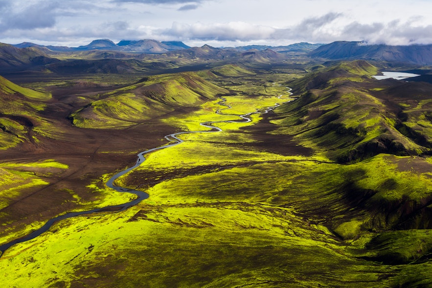 埃尔德焦峡谷是冰岛的一个迷人的火山峡谷。