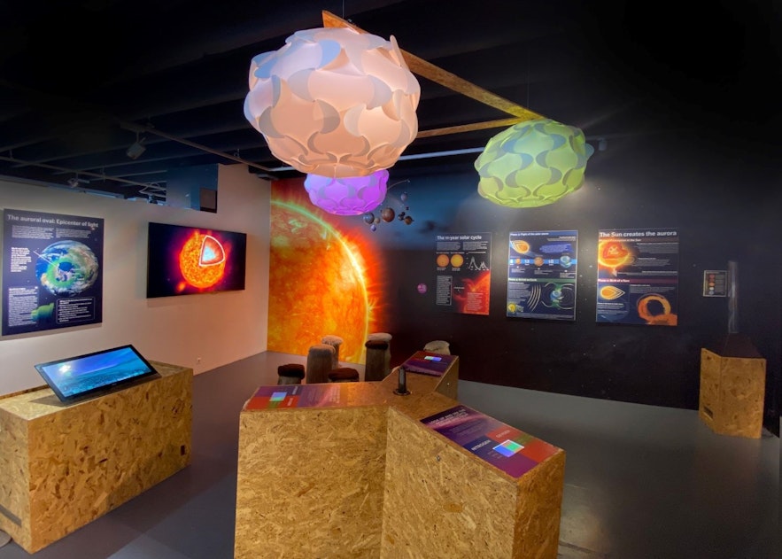 The exhibition of the Aurora Center in Reykjavik