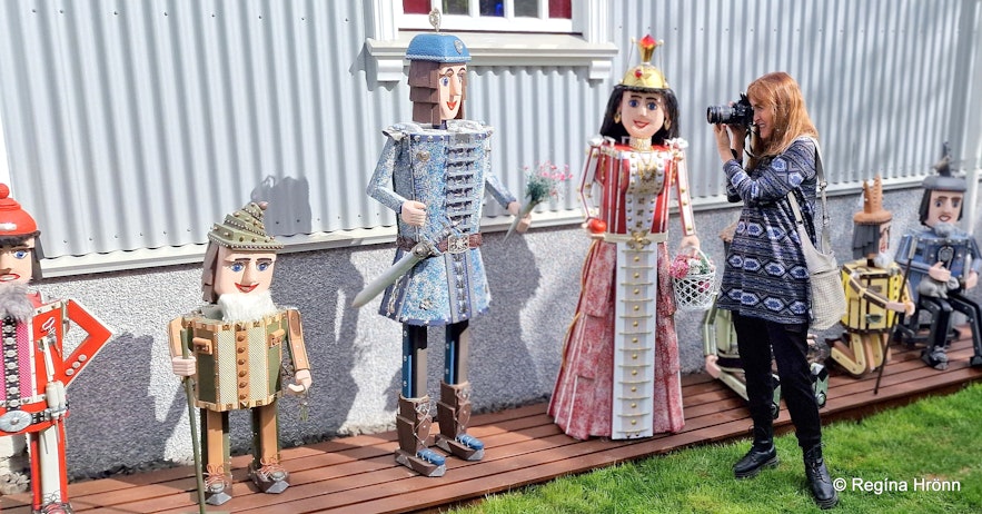 Wonderfully Colourful Fairytale Figures in Akureyri in North Iceland