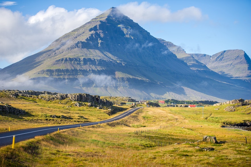 The Icelandic Ring Road encircles the entire island.